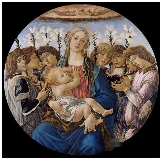 圣母子与吟唱天使图片高清百度网盘资源下载