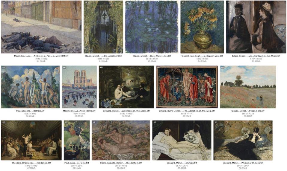 法国奥赛博物馆高清画集图片大全百度网盘资源下载