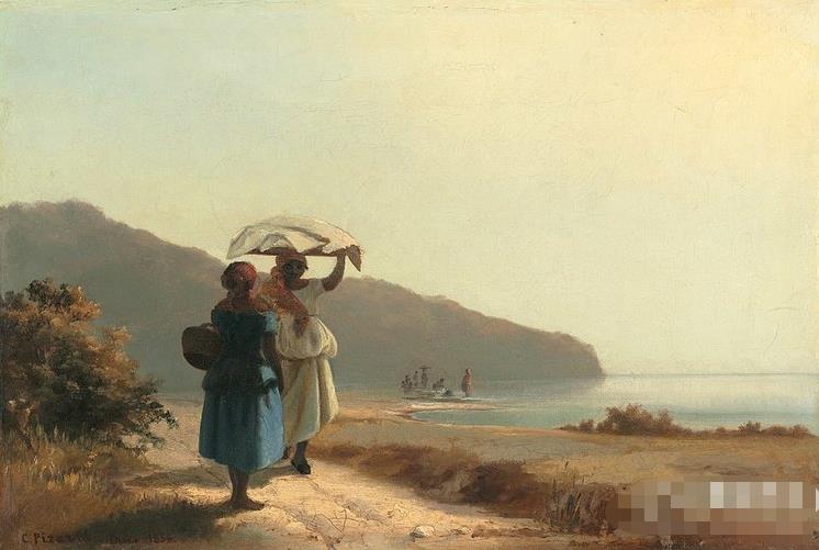 两个女人在海边聊天图片百度网盘资源下载