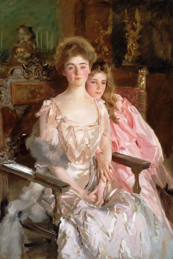 萨金特油画：沃伦夫人和她的女儿蕾切尔百度网盘资源下载